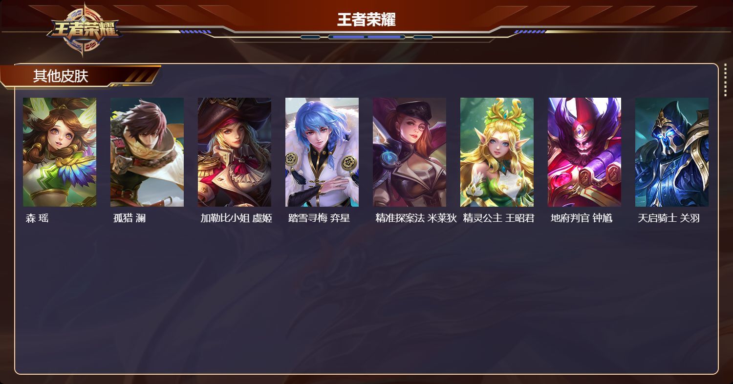 WZKG3124111王者荣耀账号详情图6 WZKG3124111王者荣耀账号详情图6