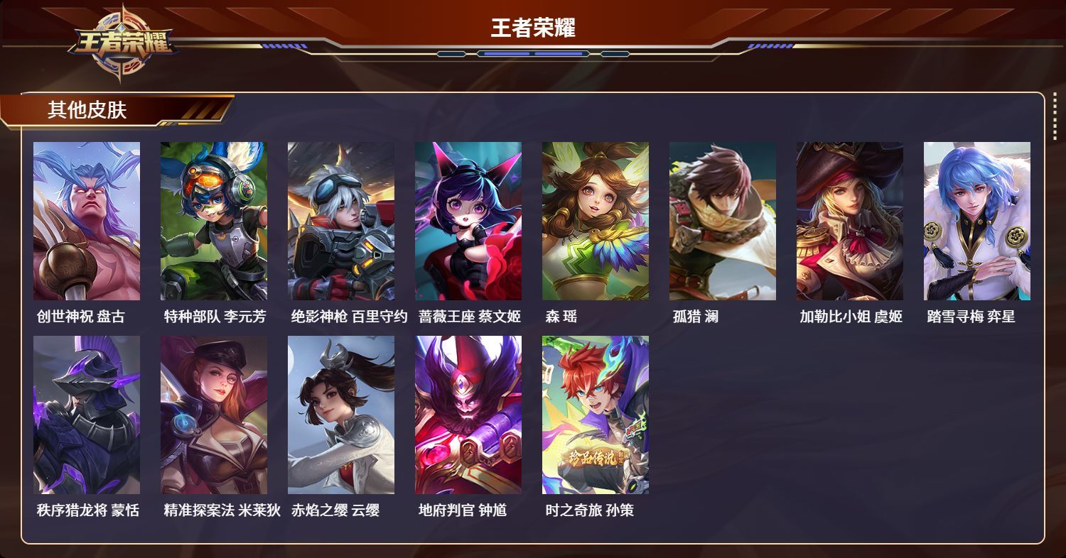 WZKG3135523王者荣耀账号详情图11 WZKG3135523王者荣耀账号详情图11