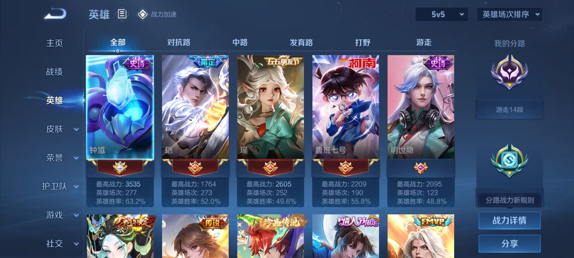 WZDN3110016王者荣耀账号详情图14