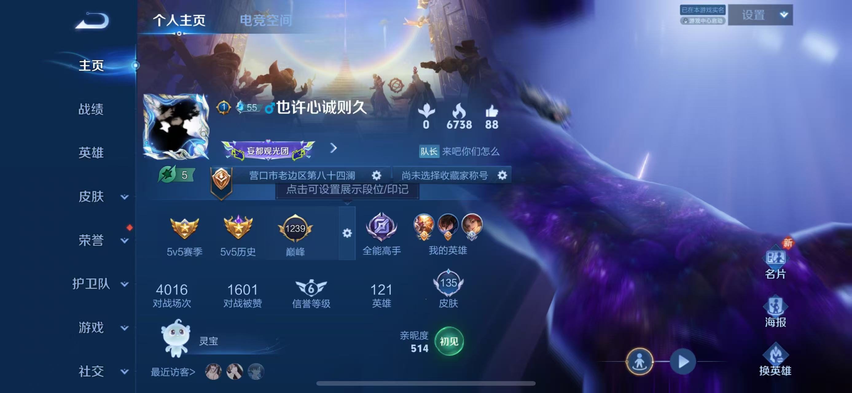 WZKG3111429王者荣耀账号详情图3