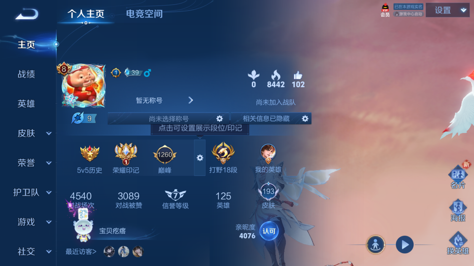 WZQM3111755王者荣耀账号详情图3
