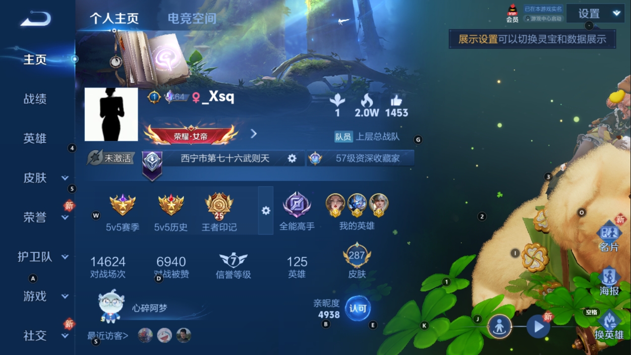 WZHJJ3218559王者荣耀账号详情图2 WZHJJ3218559王者荣耀账号详情图2