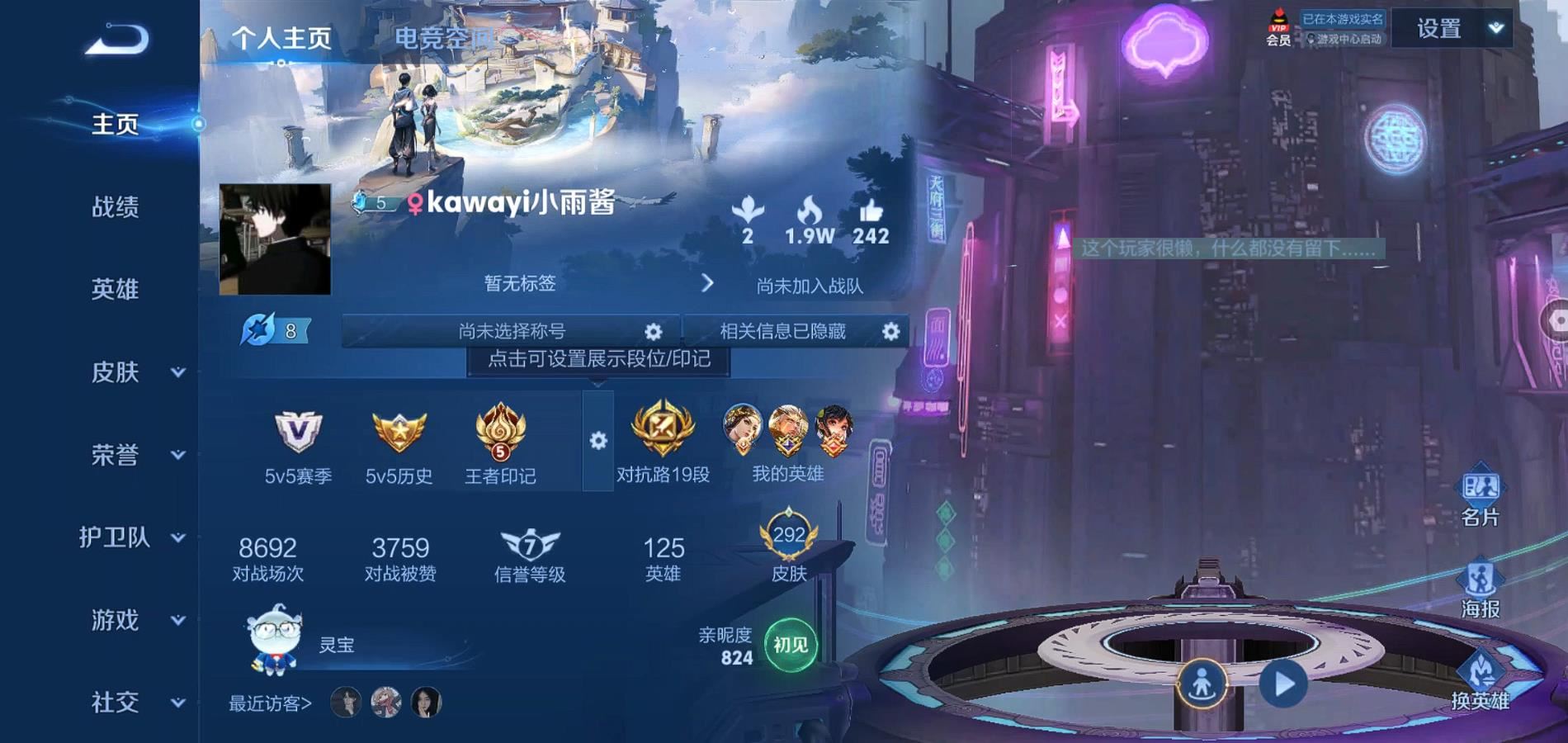WZQM3113708王者荣耀账号详情图2 WZQM3113708王者荣耀账号详情图2