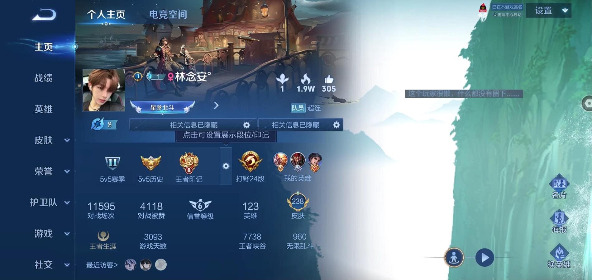 WZQM3113727王者荣耀账号详情图4 WZQM3113727王者荣耀账号详情图4