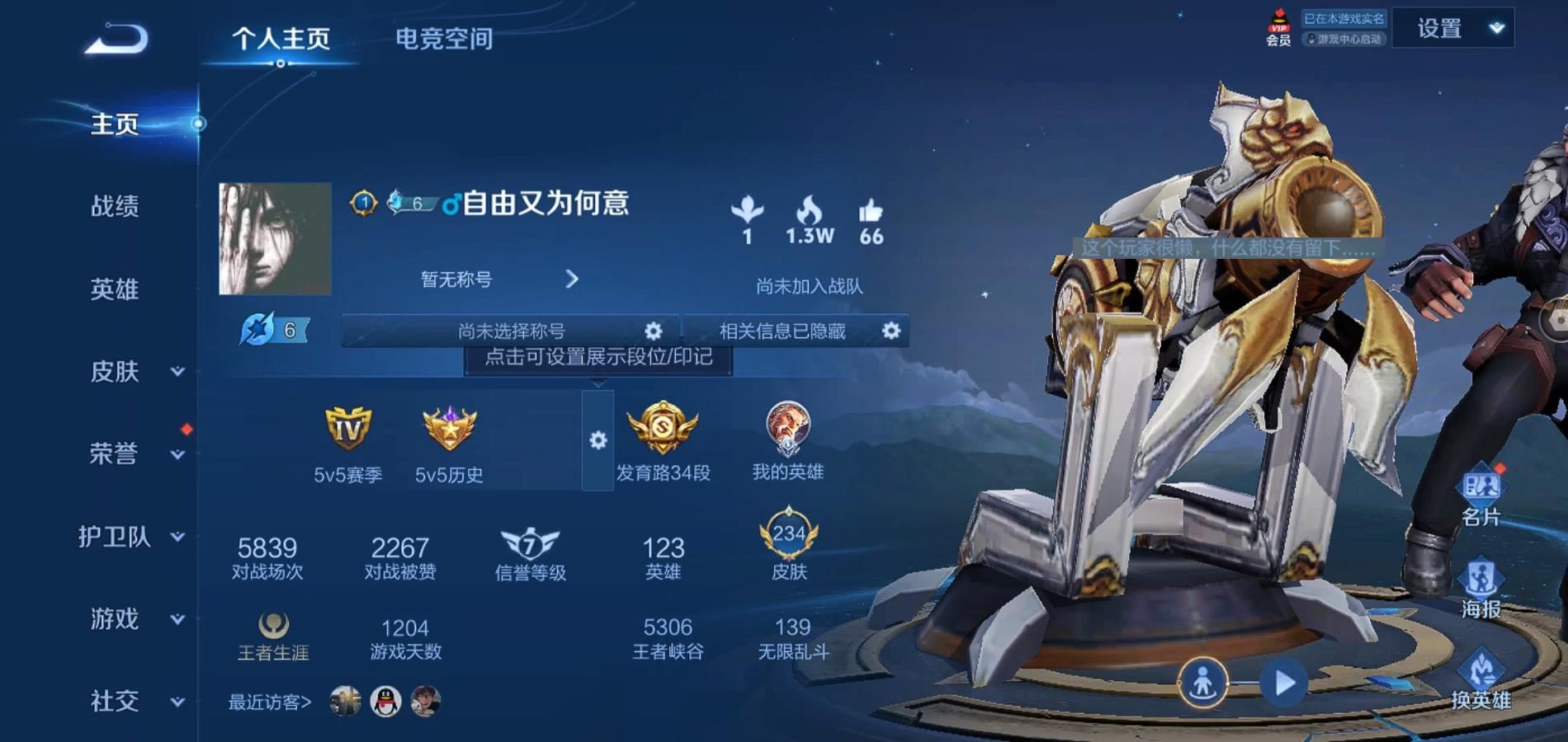 WZQM3118764王者荣耀账号详情图3 WZQM3118764王者荣耀账号详情图3