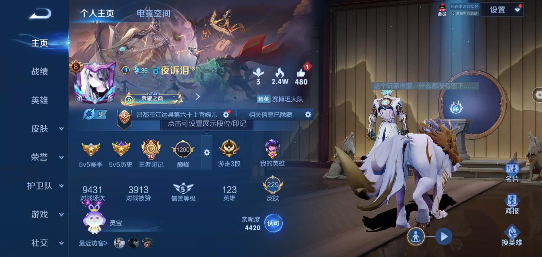WZQM3118786王者荣耀账号详情图2 WZQM3118786王者荣耀账号详情图2