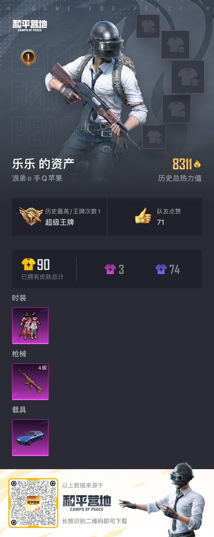 HPQM3201072和平精英账号详情图2 HPQM3201072和平精英账号详情图2