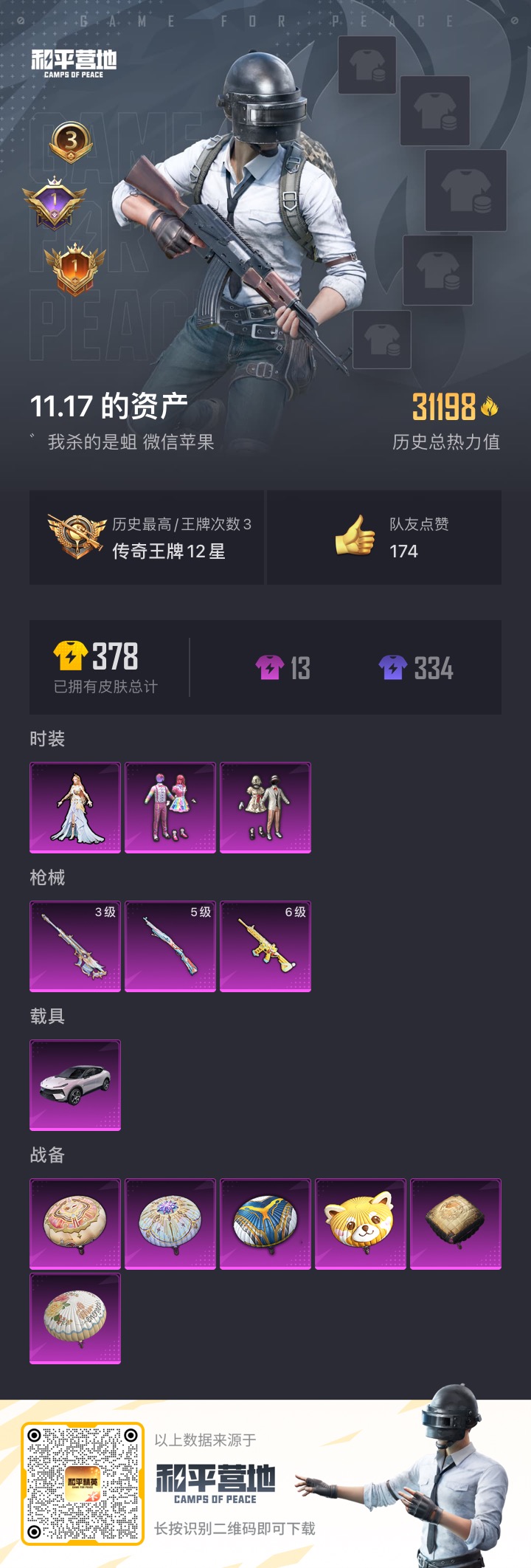 HPQM3205839和平精英账号详情图2 HPQM3205839和平精英账号详情图2