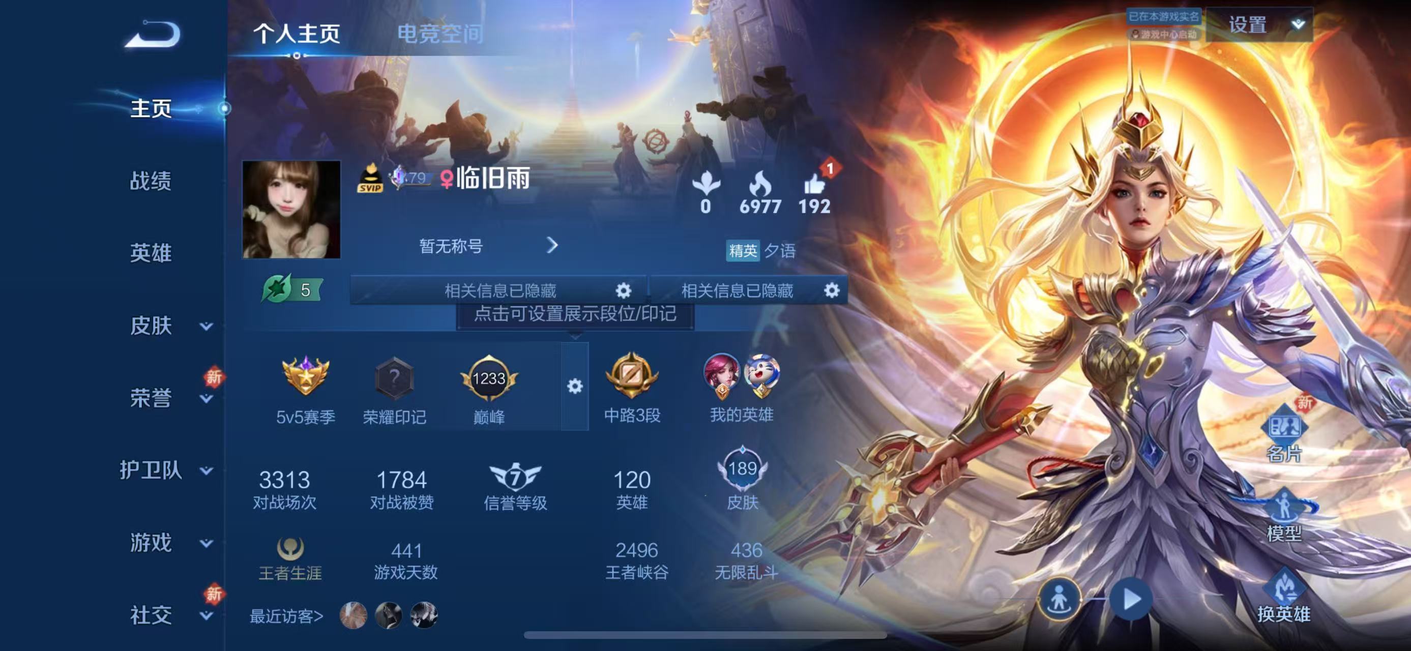 WZKG3143990王者荣耀账号详情图3 WZKG3143990王者荣耀账号详情图3