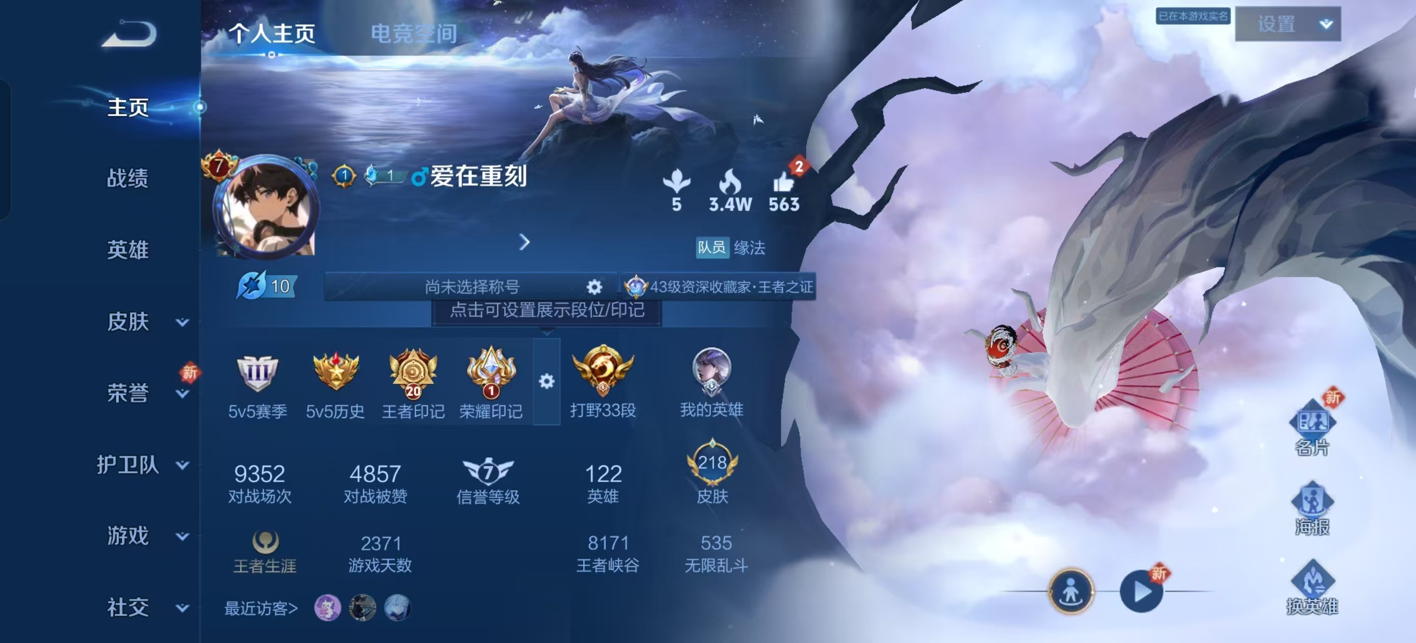 WZKG3134129王者荣耀账号详情图3
