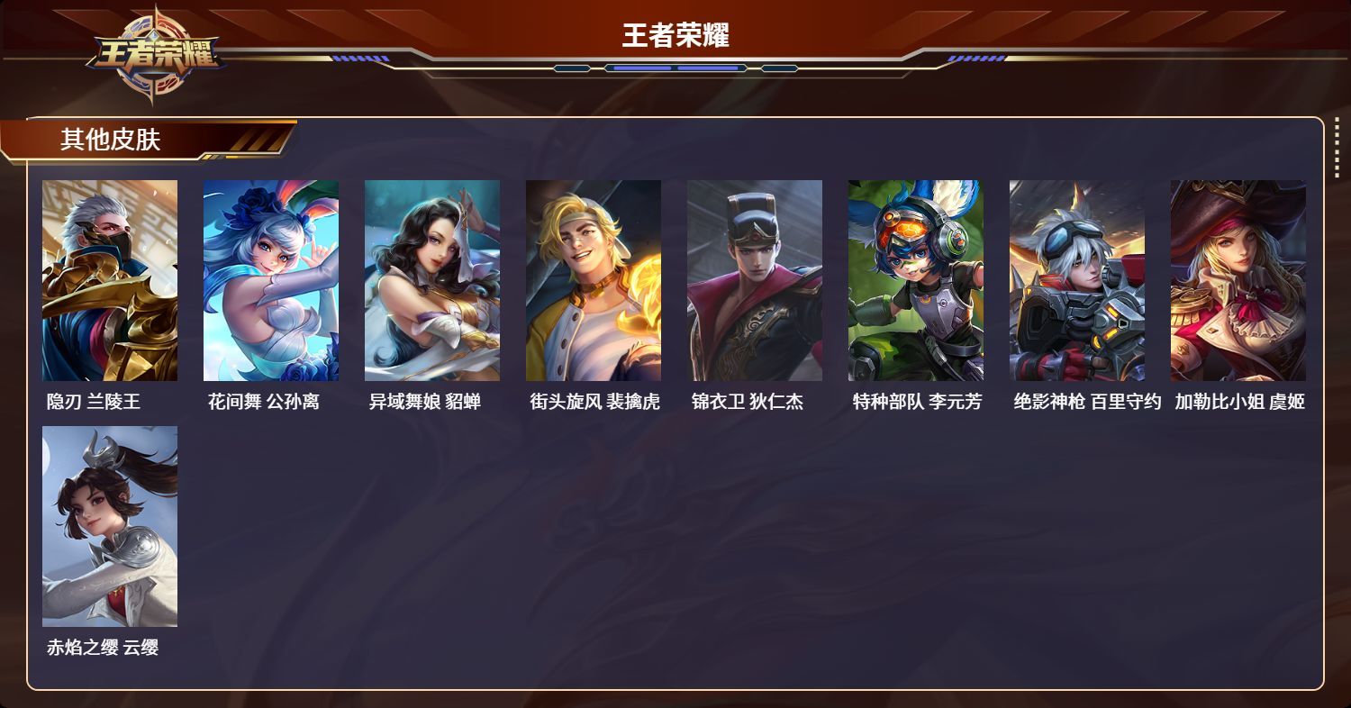 WZKG3132516王者荣耀账号详情图4 WZKG3132516王者荣耀账号详情图4