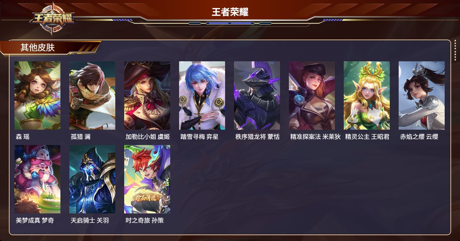 WZKG3137988王者荣耀账号详情图6 WZKG3137988王者荣耀账号详情图6