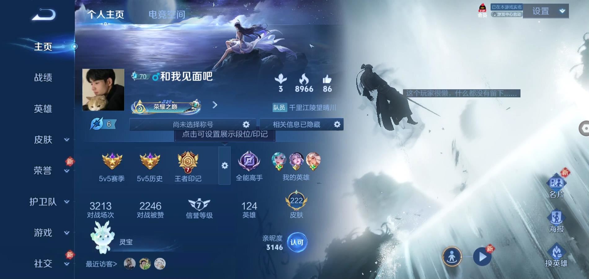 WZQM3132967王者荣耀账号详情图3 WZQM3132967王者荣耀账号详情图3