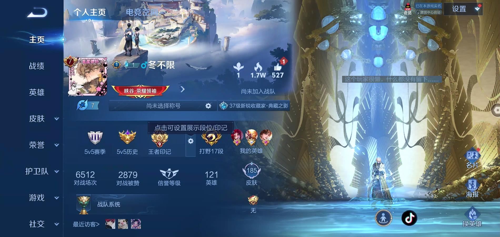 WZQM3135290王者荣耀账号详情图2 WZQM3135290王者荣耀账号详情图2