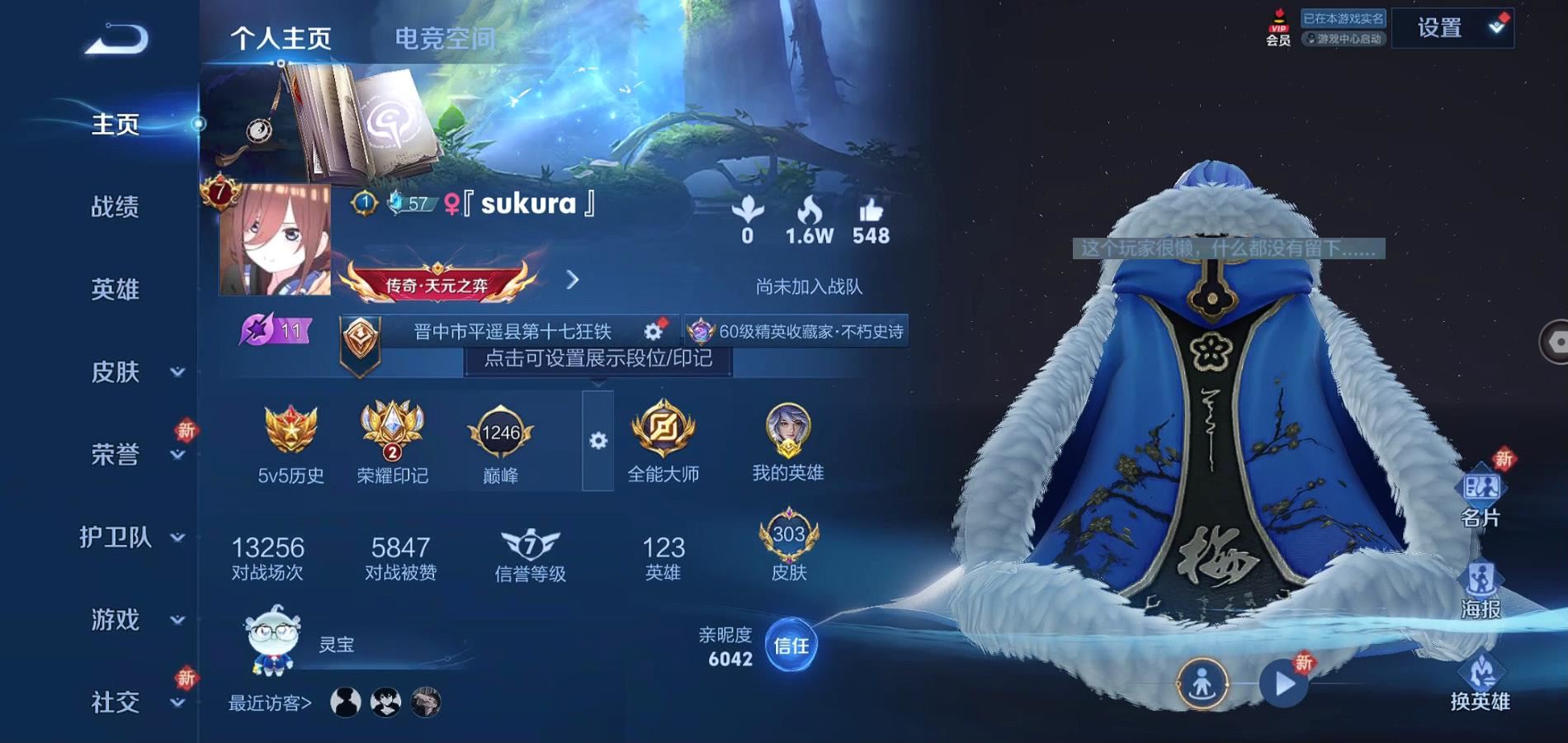 WZQM3135278王者荣耀账号详情图3 WZQM3135278王者荣耀账号详情图3