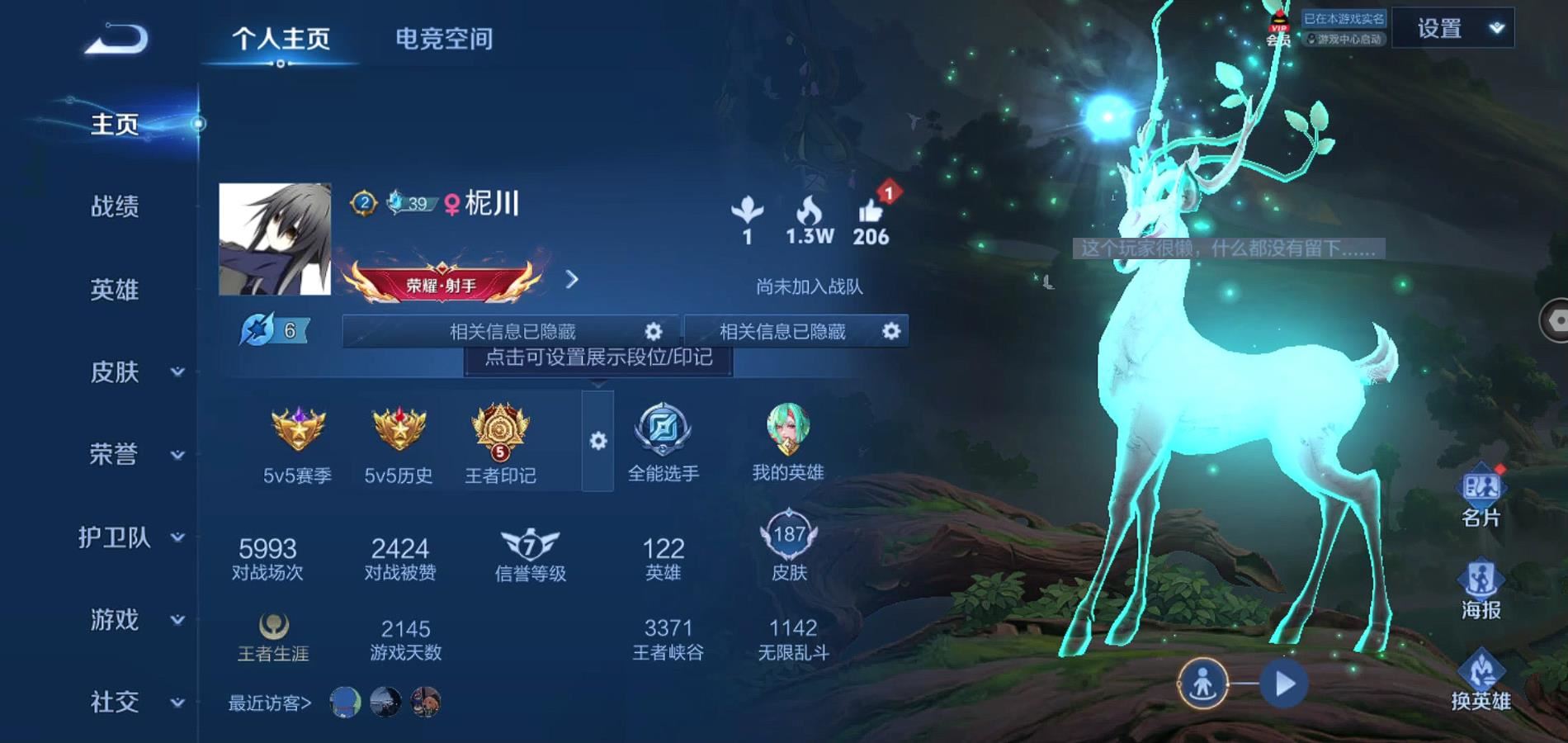 WZQM3135316王者荣耀账号详情图3 WZQM3135316王者荣耀账号详情图3