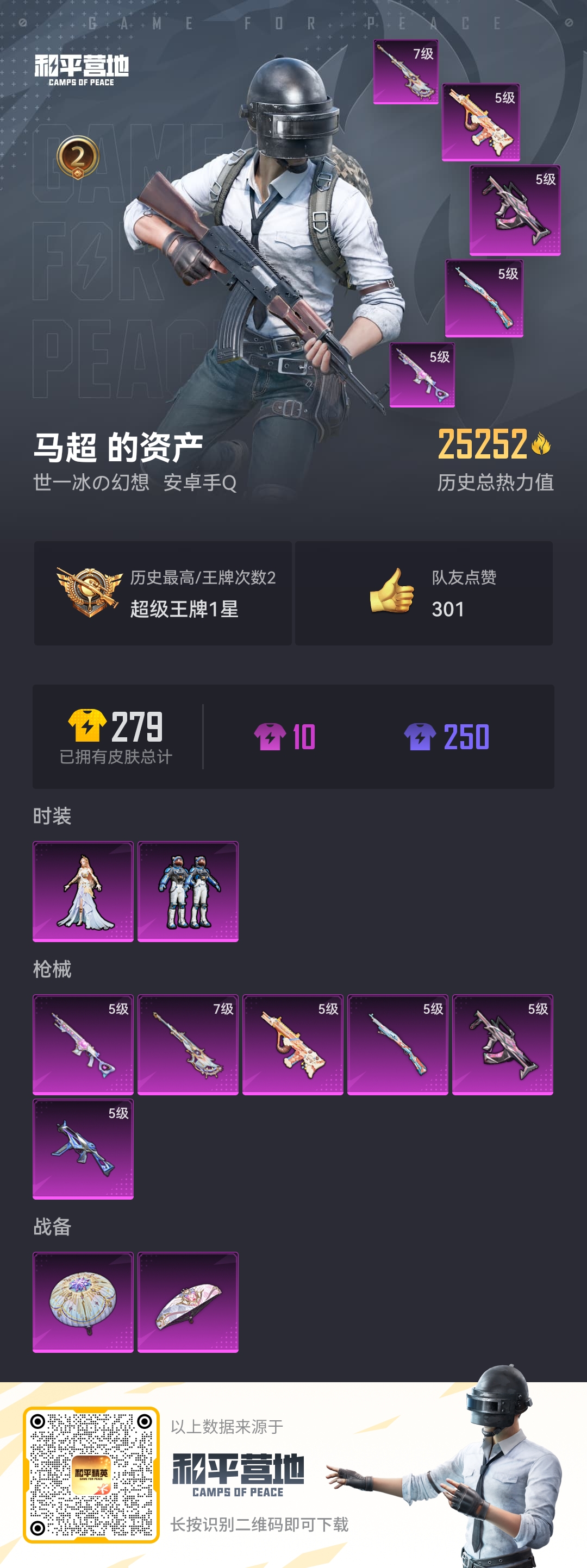 HPQM3222673和平精英账号详情图2 HPQM3222673和平精英账号详情图2