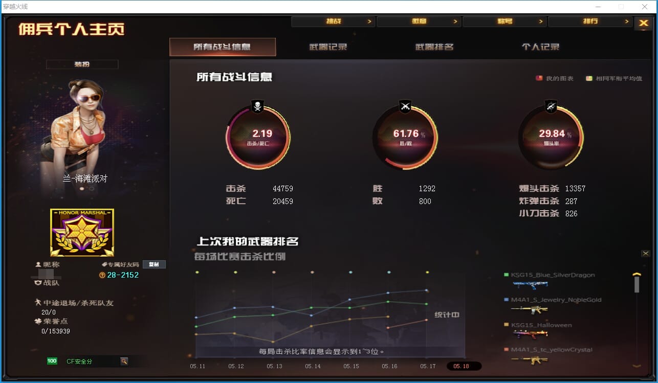 CFQM312756穿越火线账号详情图39