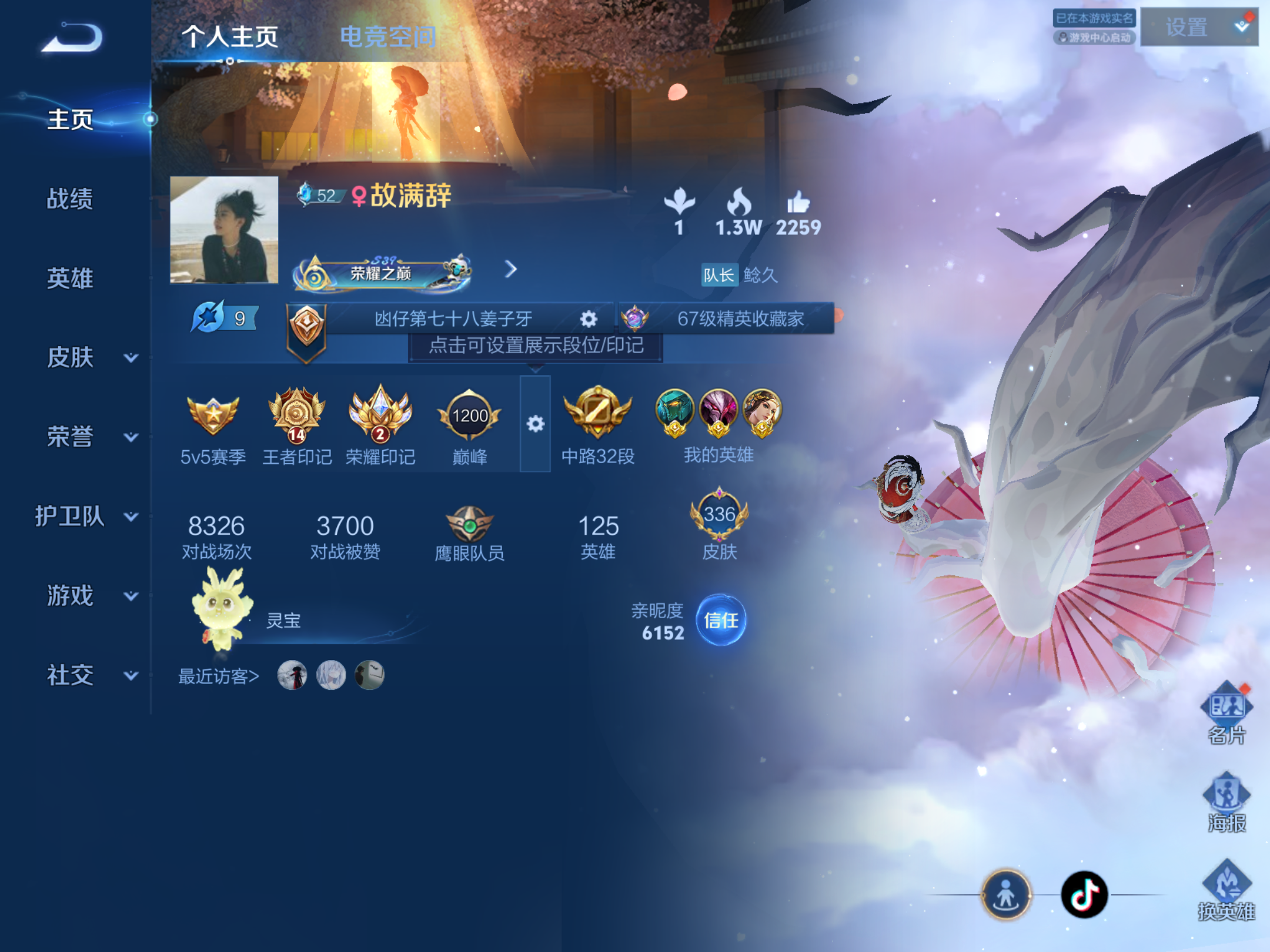 WZQM3140028王者荣耀账号详情图4 WZQM3140028王者荣耀账号详情图4