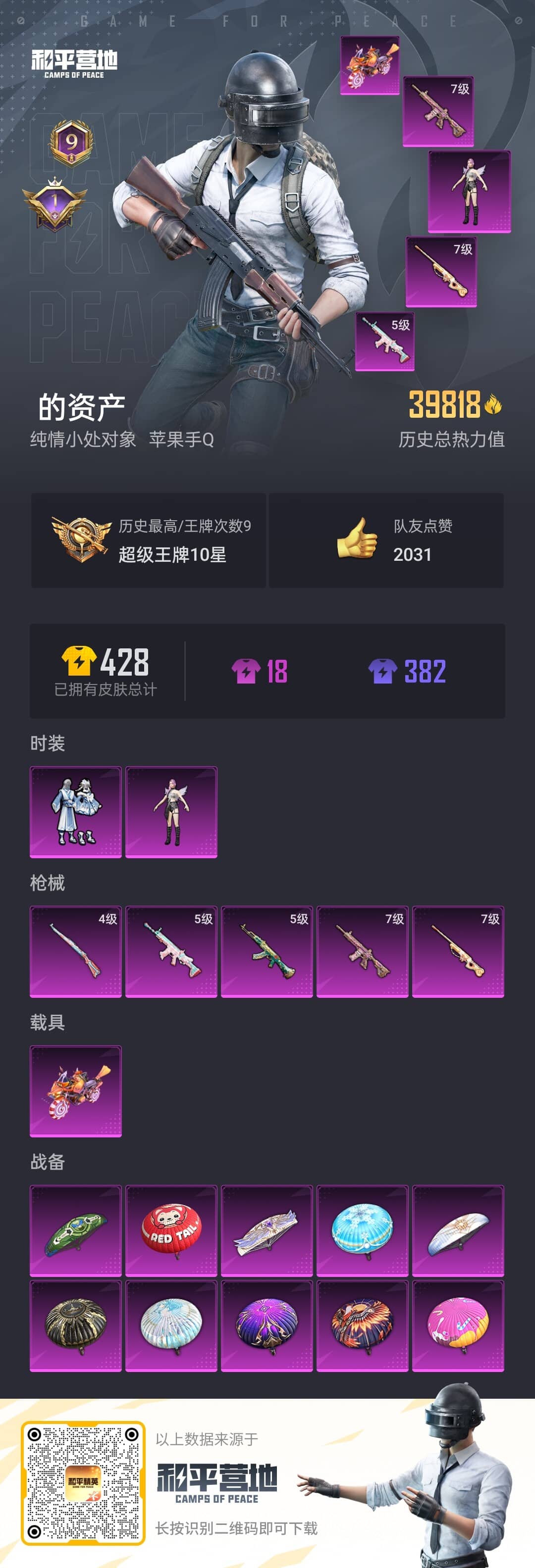 HPQM3232557和平精英账号详情图6 HPQM3232557和平精英账号详情图6