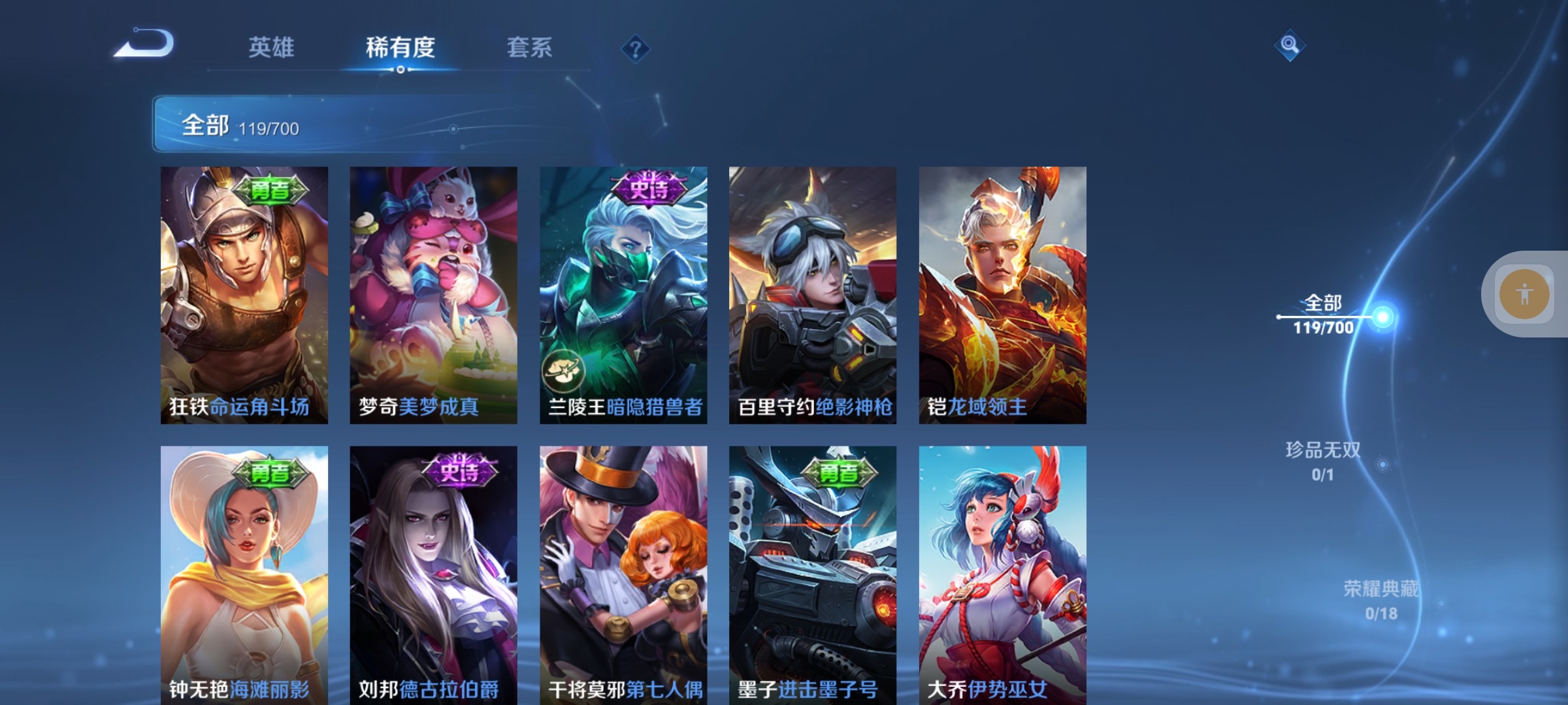 WZMMN4593432王者荣耀账号详情图4 WZMMN4593432王者荣耀账号详情图4
