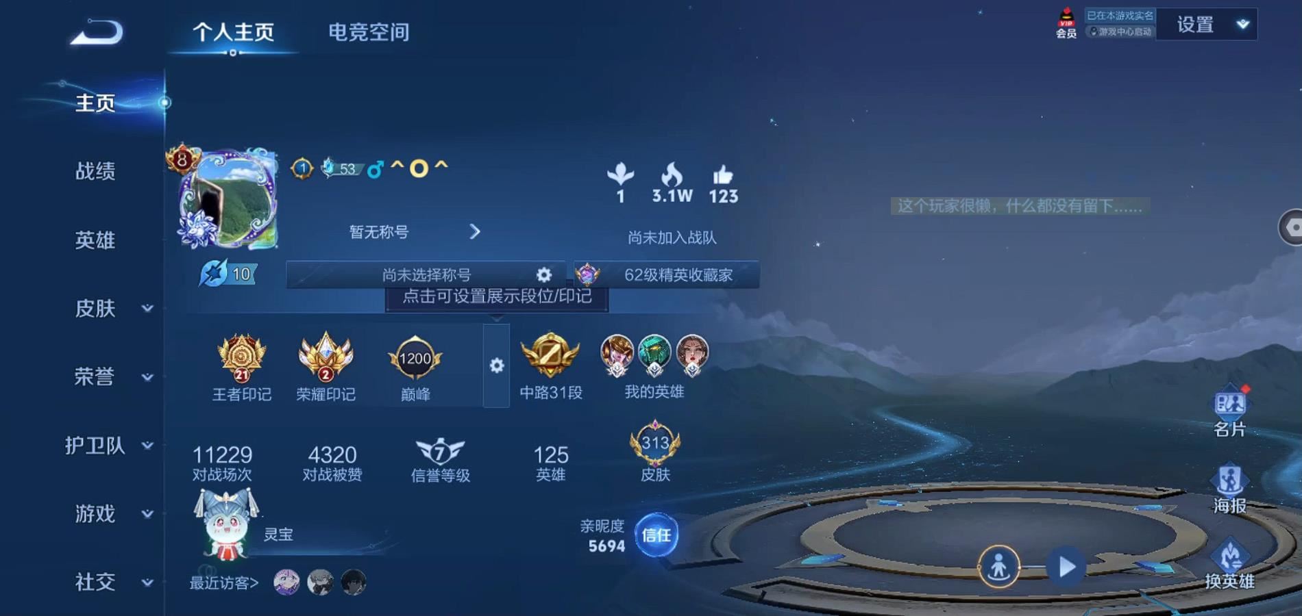 WZQM3154206王者荣耀账号详情图3 WZQM3154206王者荣耀账号详情图3