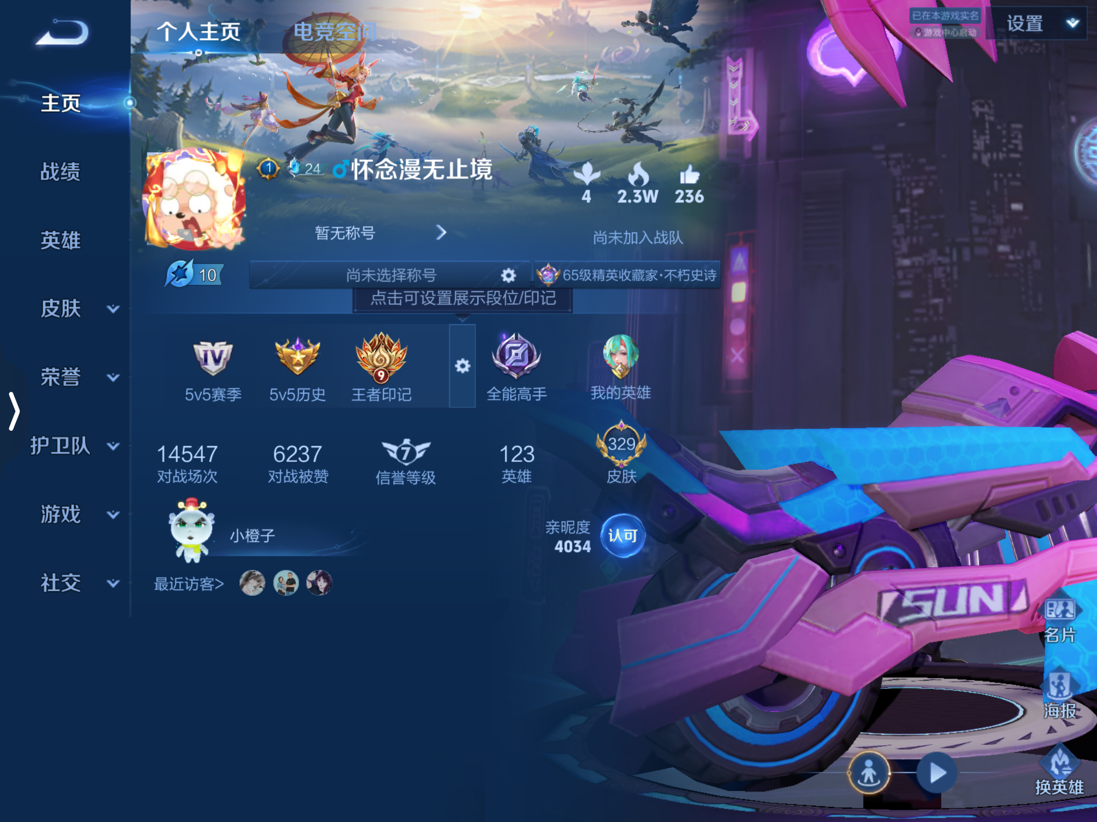 WZQM3157250王者荣耀账号详情图4 WZQM3157250王者荣耀账号详情图4
