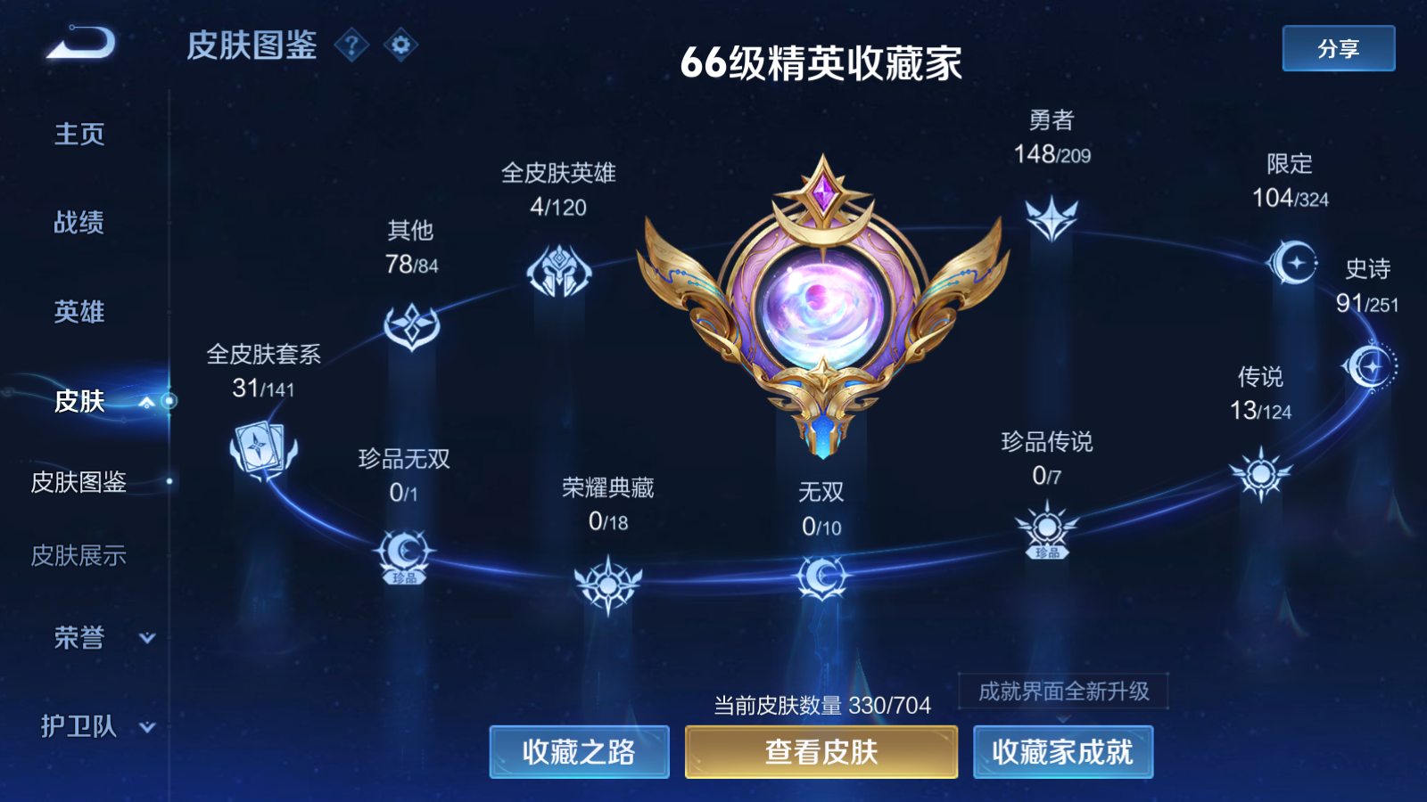 WZQM3160981王者荣耀账号详情图3 WZQM3160981王者荣耀账号详情图3