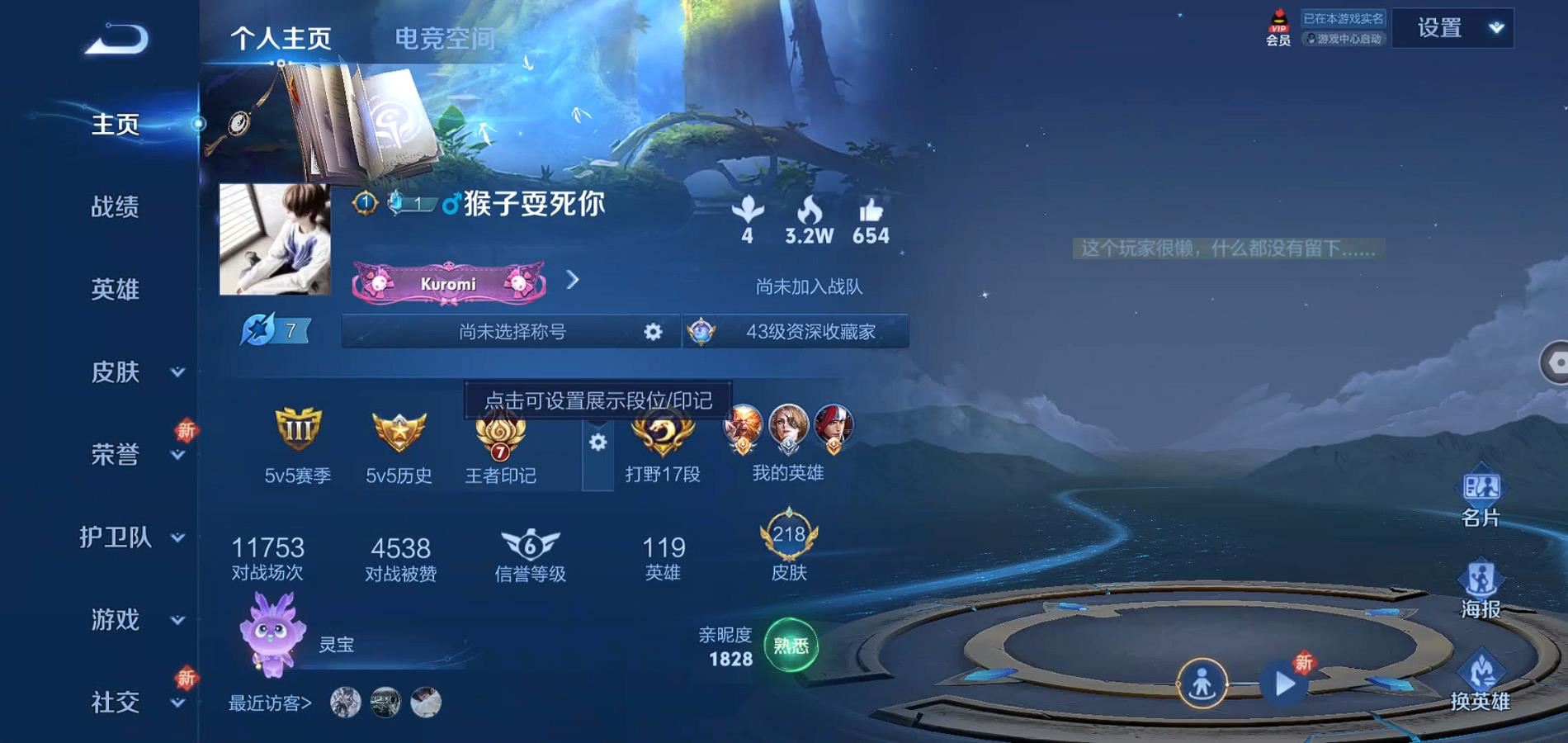 WZQM3160977王者荣耀账号详情图5 WZQM3160977王者荣耀账号详情图5