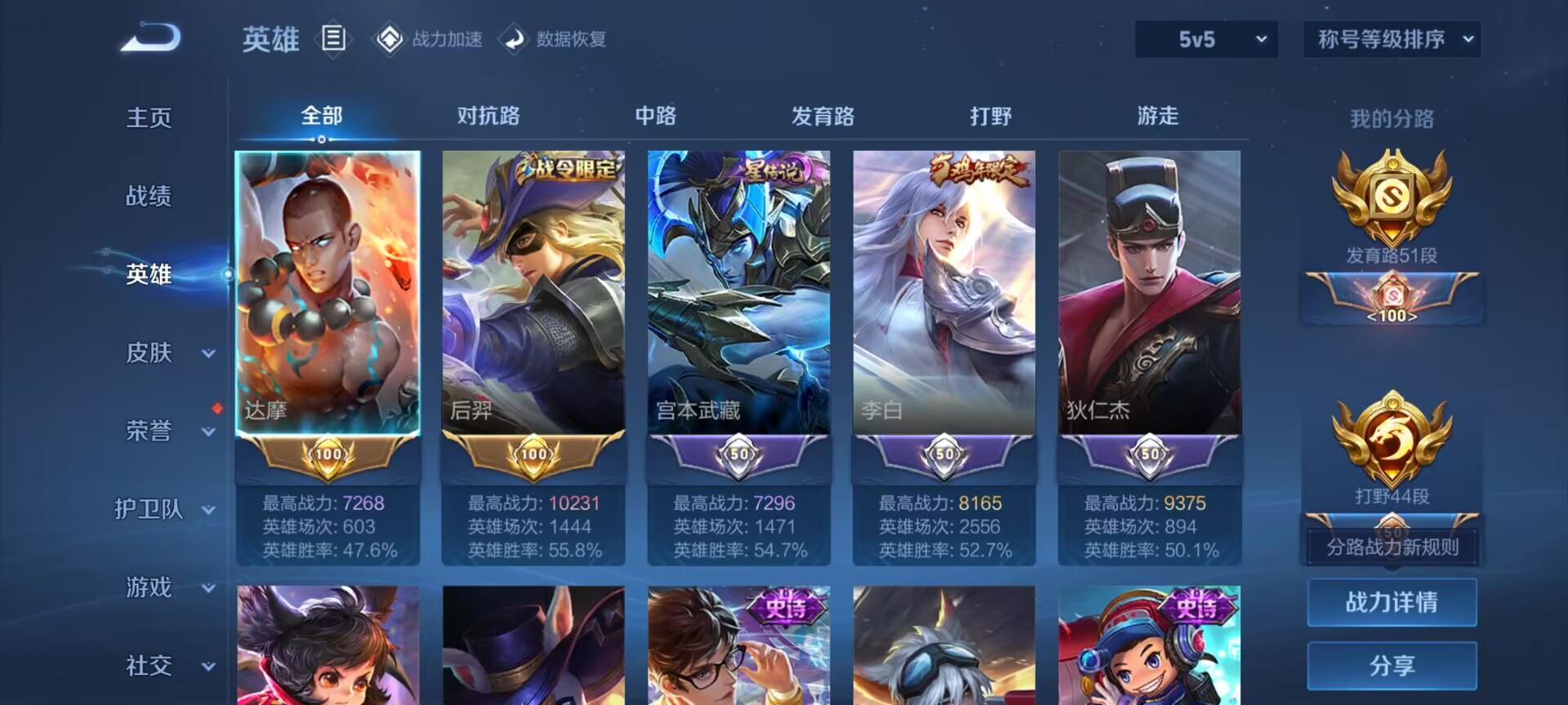 WZDN3162713王者荣耀账号详情图9