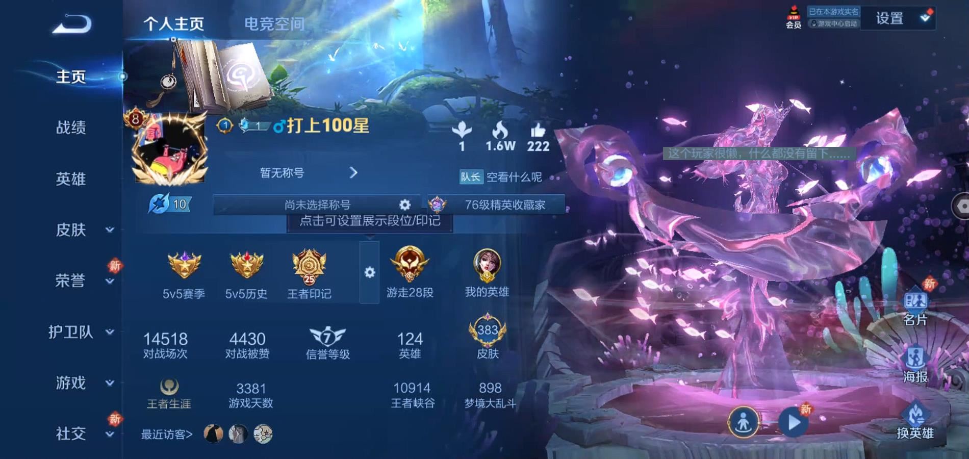 WZQM3166319王者荣耀账号详情图3 WZQM3166319王者荣耀账号详情图3