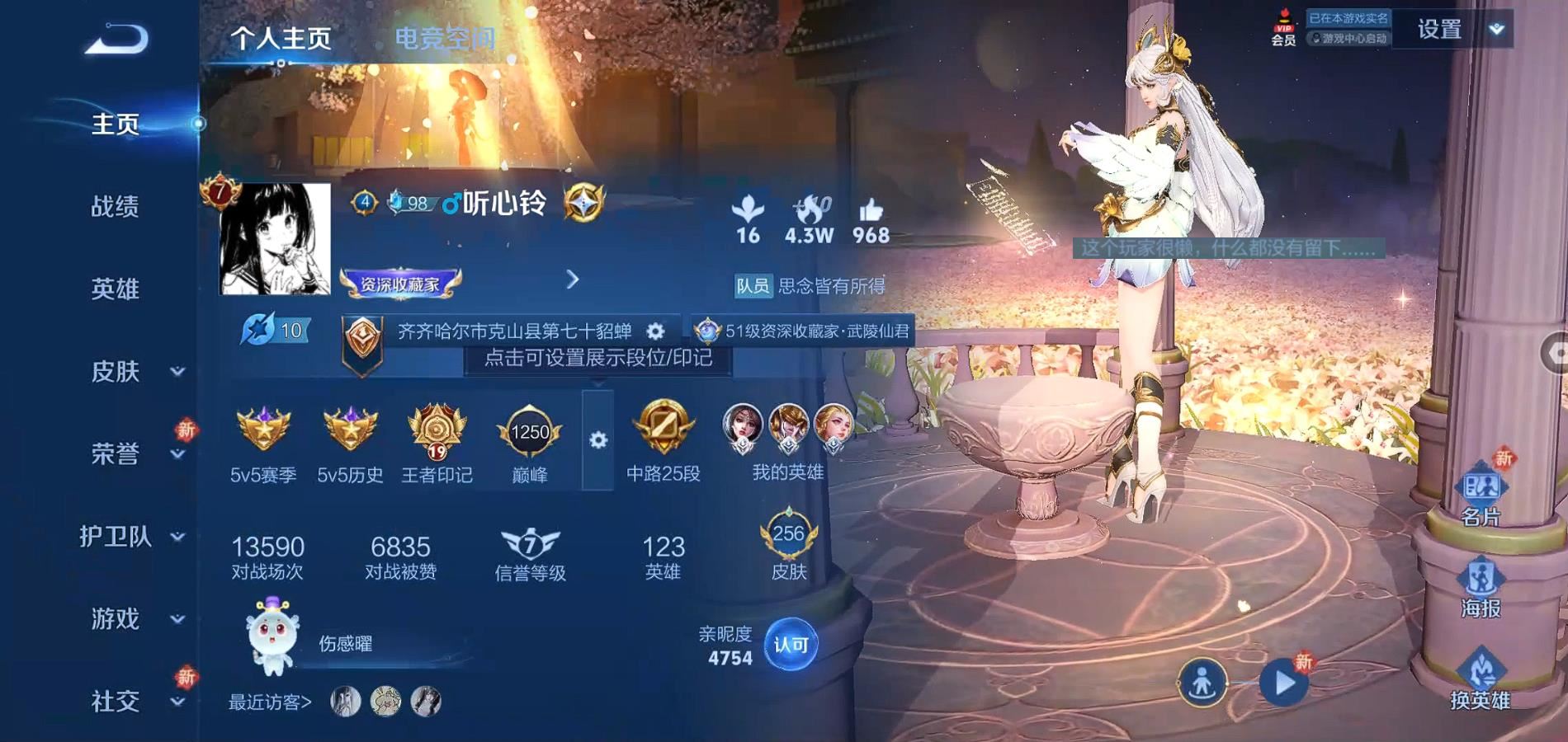 WZQM3167463王者荣耀账号详情图6 WZQM3167463王者荣耀账号详情图6