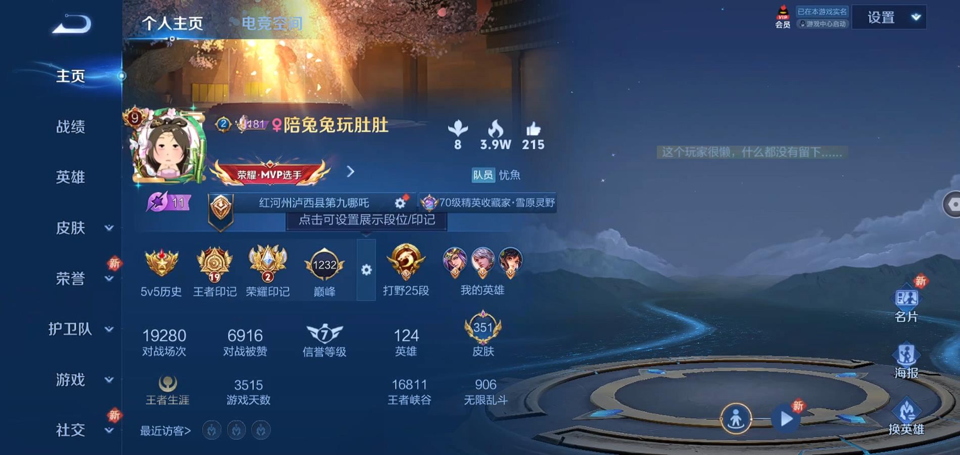 WZQM3169939王者荣耀账号详情图3 WZQM3169939王者荣耀账号详情图3