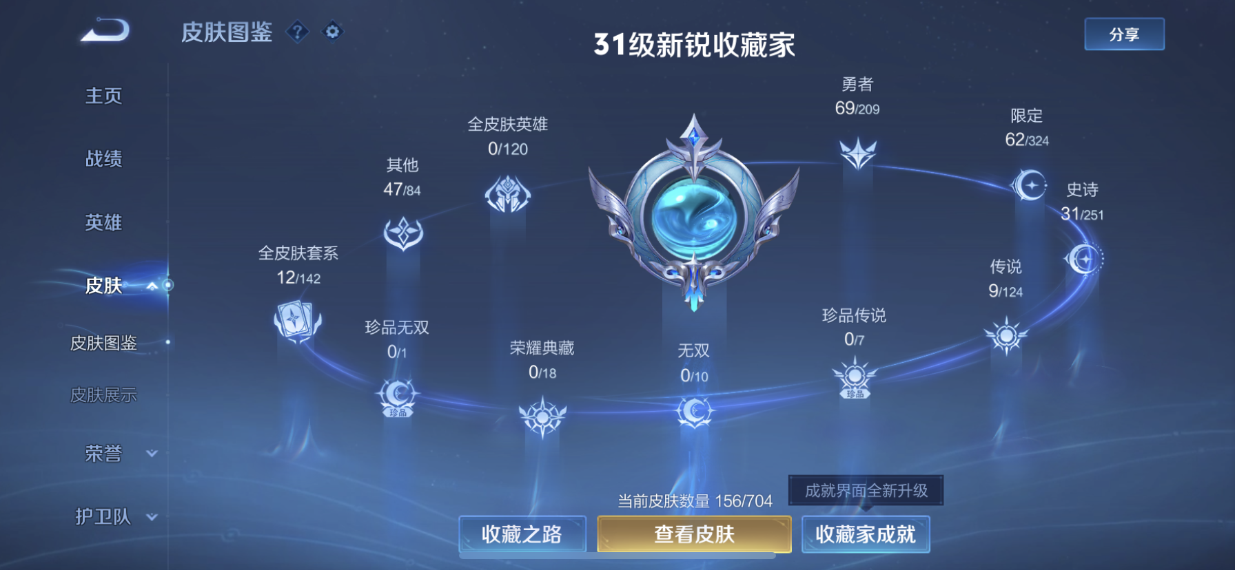 WZDN3170128王者荣耀账号详情图2 WZDN3170128王者荣耀账号详情图2