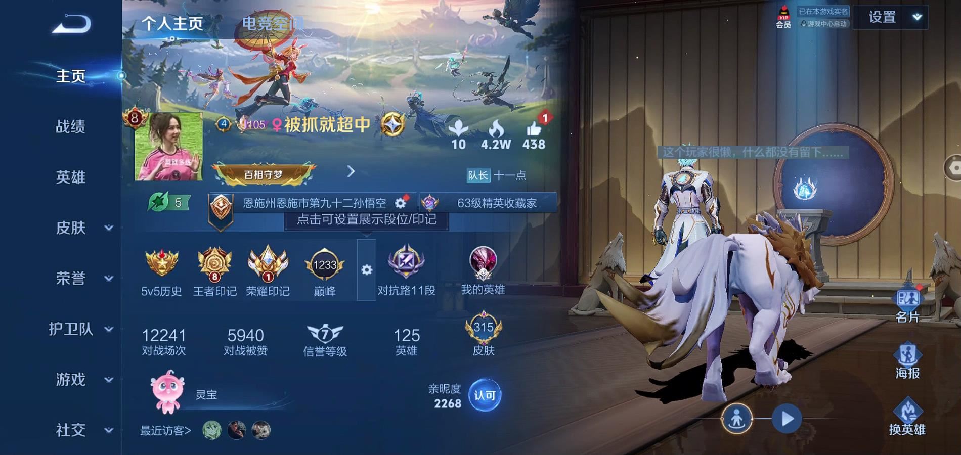 WZQM3170763王者荣耀账号详情图6 WZQM3170763王者荣耀账号详情图6