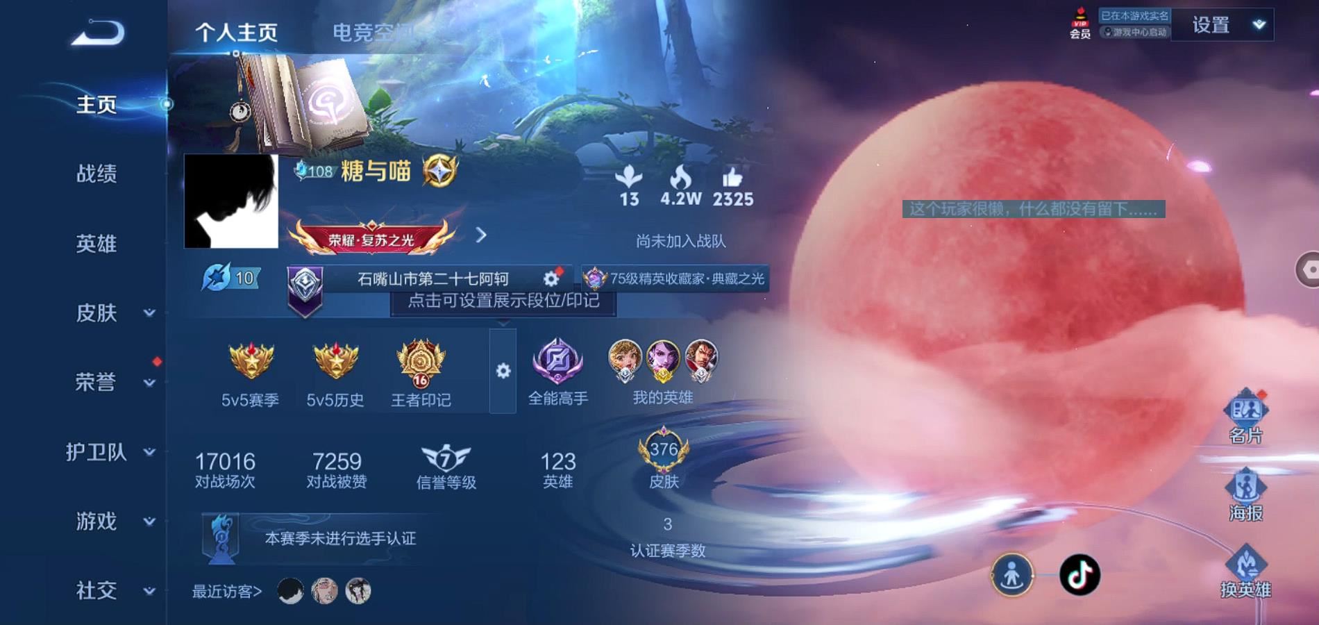 WZQM3171366王者荣耀账号详情图3
