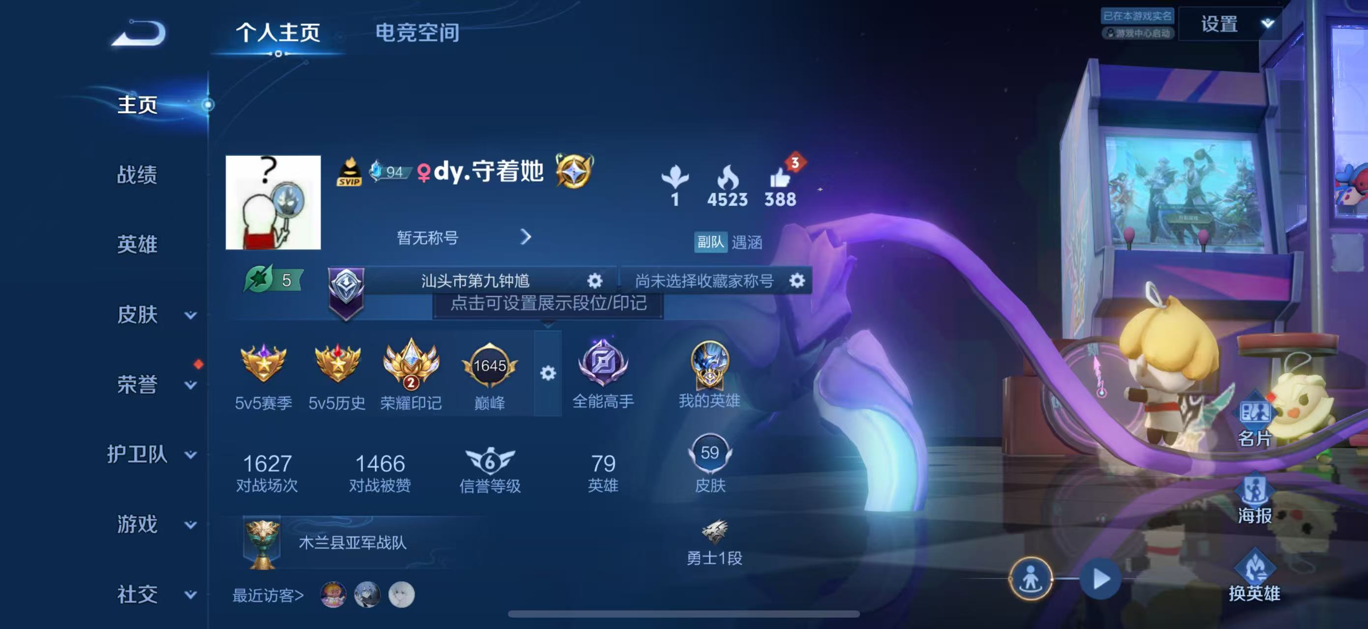 WZHJJ3218804王者荣耀账号详情图2 WZHJJ3218804王者荣耀账号详情图2