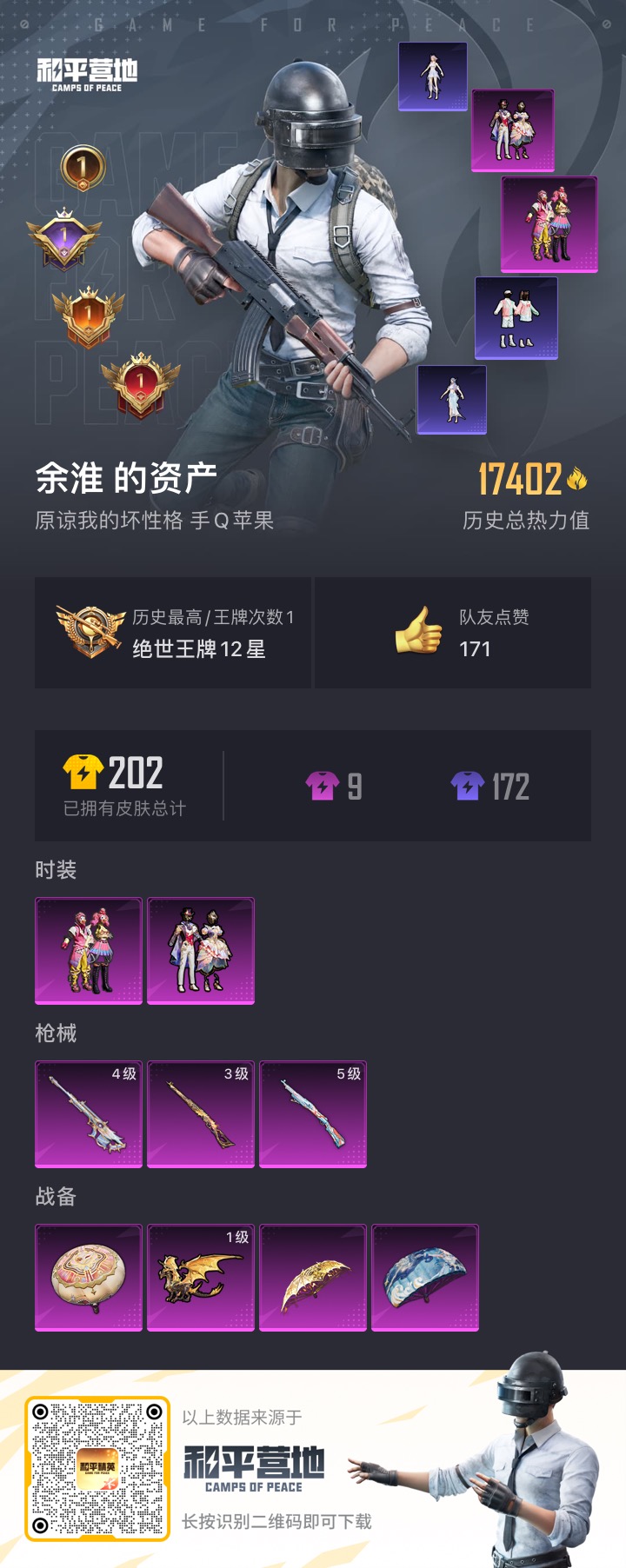 HPDN3269821和平精英账号详情图4 HPDN3269821和平精英账号详情图4