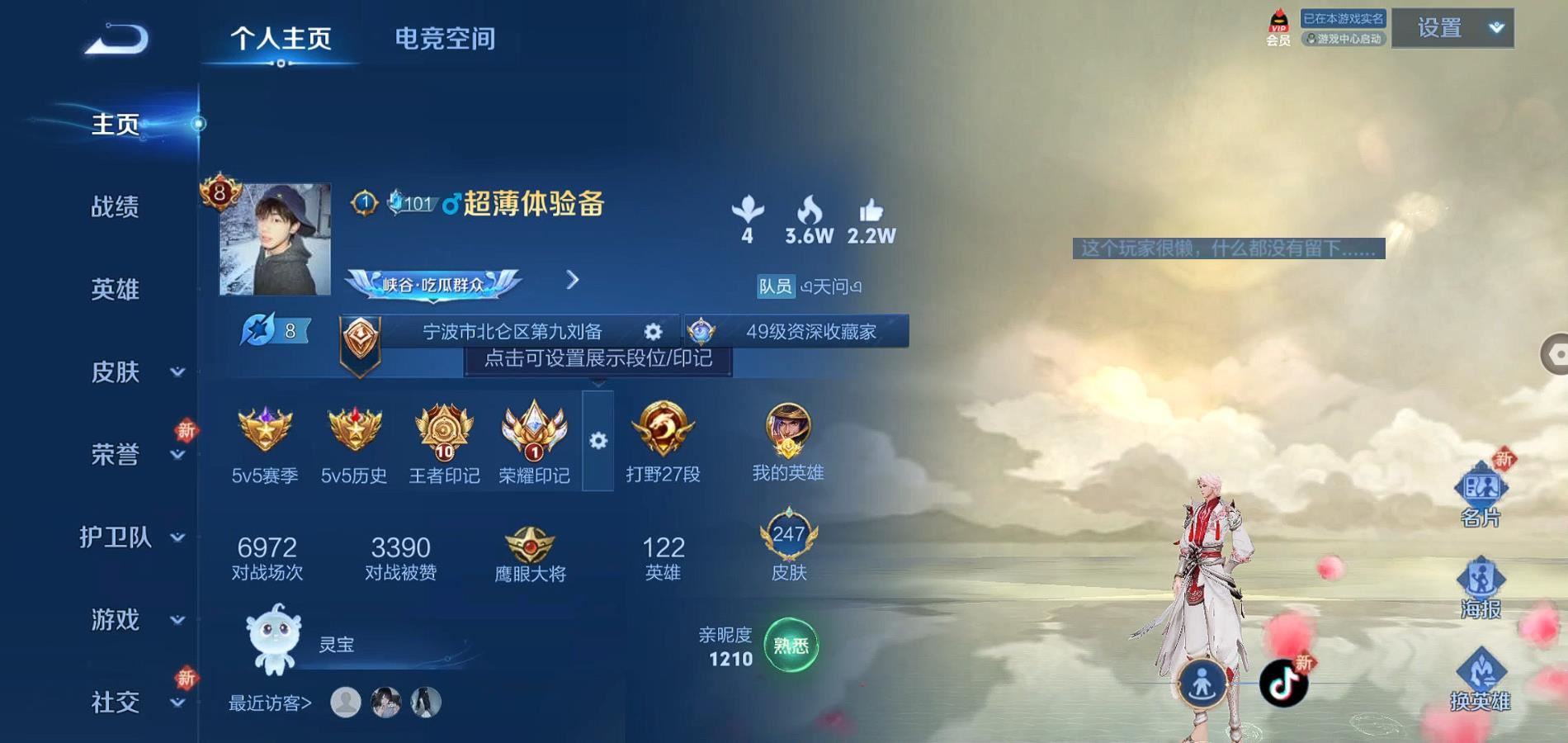 WZQM3173095王者荣耀账号详情图3 WZQM3173095王者荣耀账号详情图3