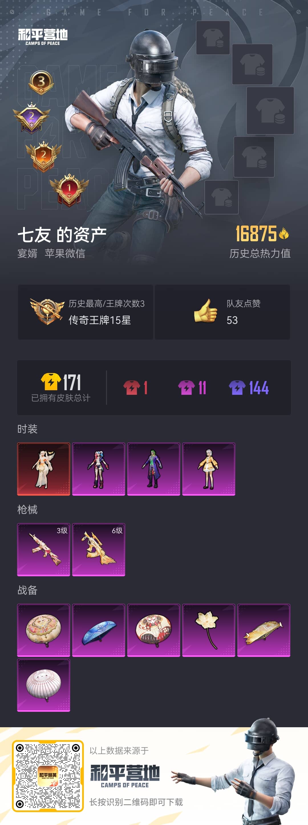 HPQM3268518和平精英账号详情图4 HPQM3268518和平精英账号详情图4