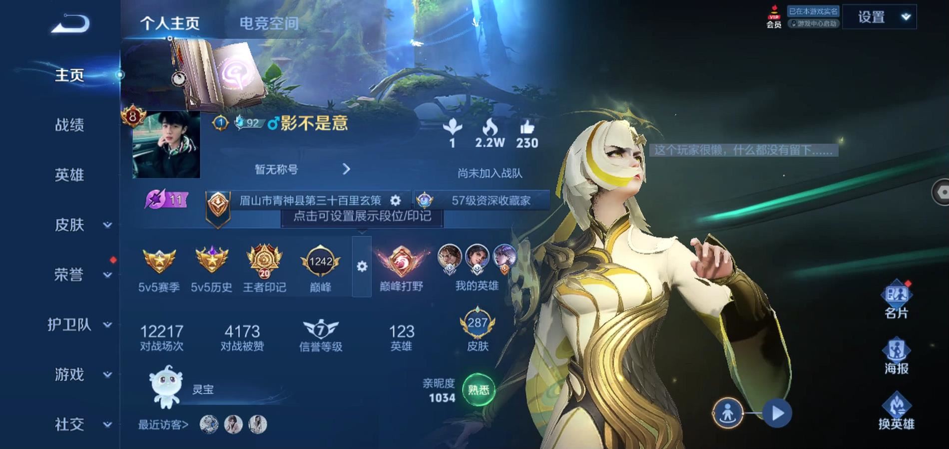 WZQM3175189王者荣耀账号详情图2 WZQM3175189王者荣耀账号详情图2