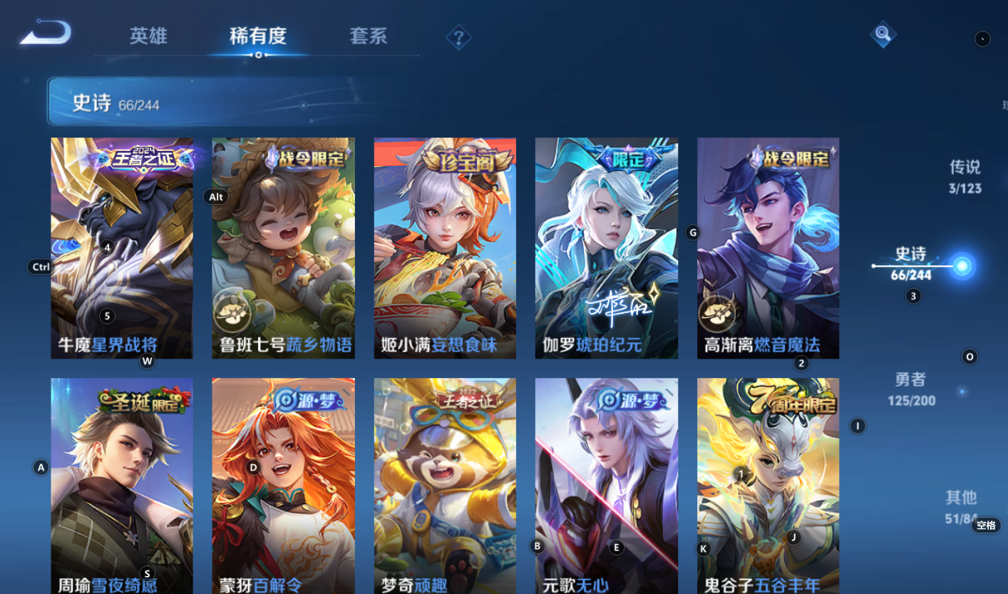 王者荣耀账号安卓QQ,-可二次-121英雄-245皮肤-3传说-65史诗 冰冠公主-雅典娜 至尊宝-孙悟空 街头霸王-韩信