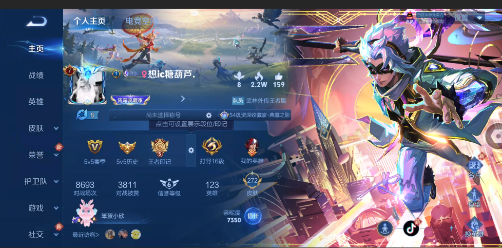 WZQM3178944王者荣耀账号详情图2 WZQM3178944王者荣耀账号详情图2