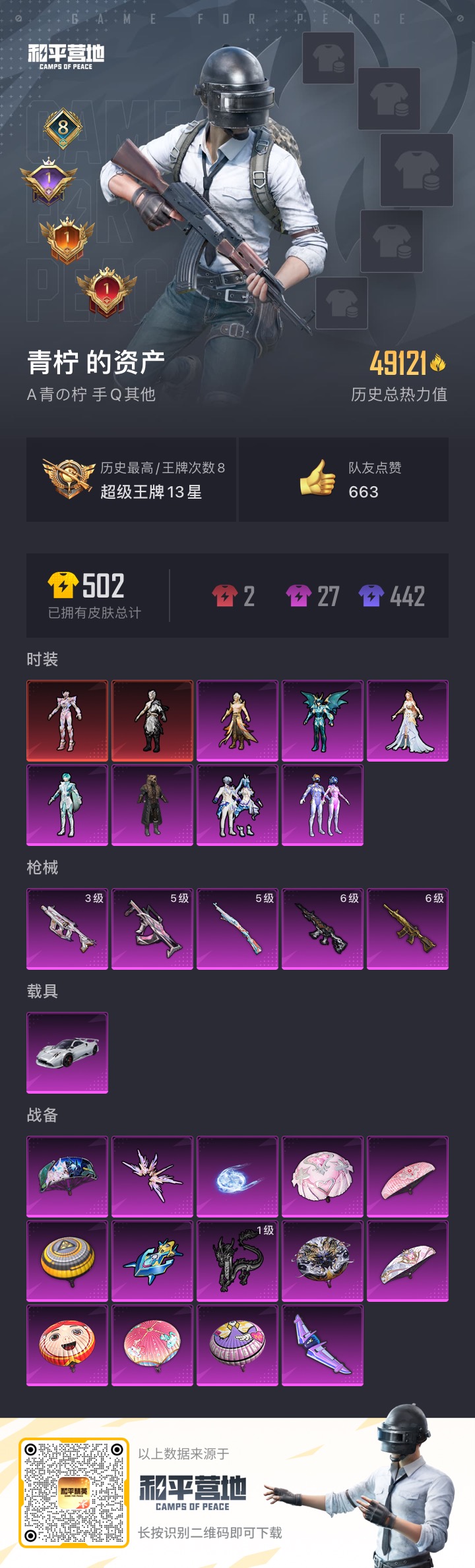 HPQM3273345和平精英账号详情图2 HPQM3273345和平精英账号详情图2
