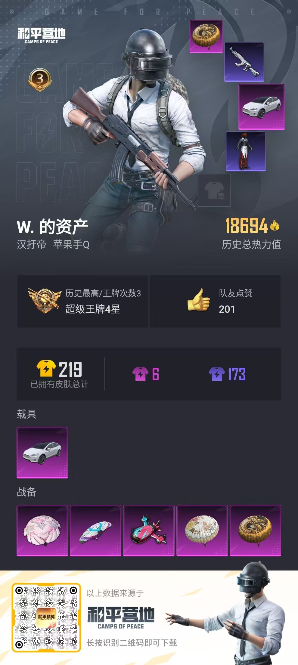 HPCU3273456和平精英账号详情图13 HPCU3273456和平精英账号详情图13