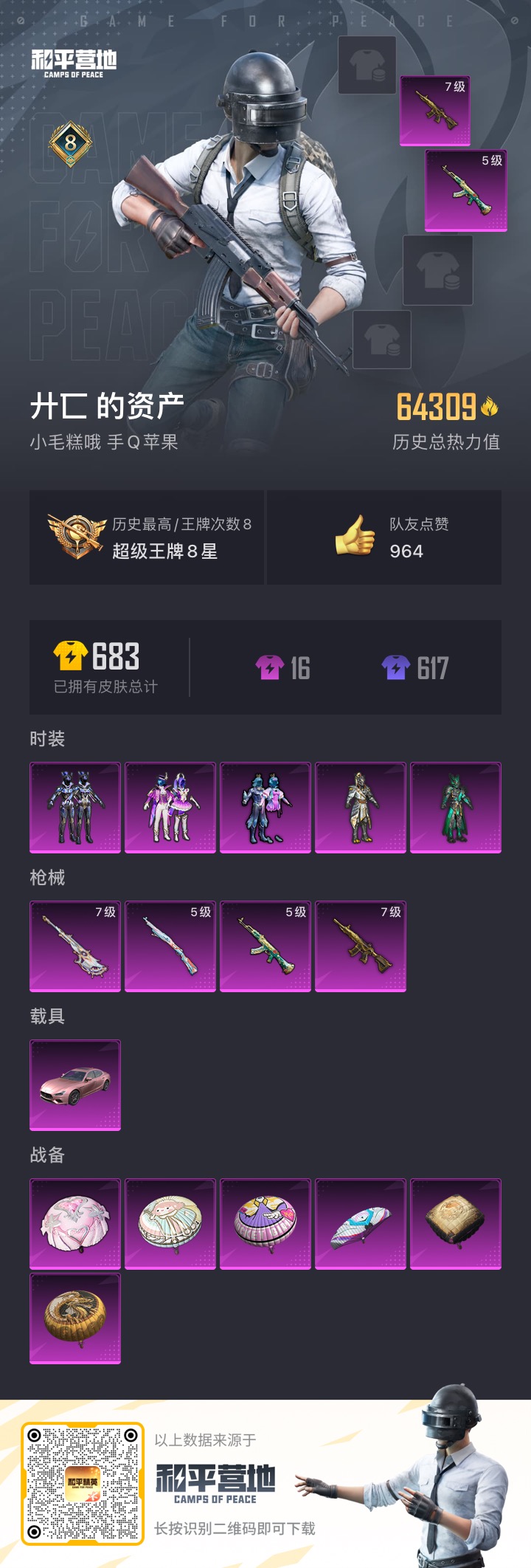 HPQM3275945和平精英账号详情图2 HPQM3275945和平精英账号详情图2
