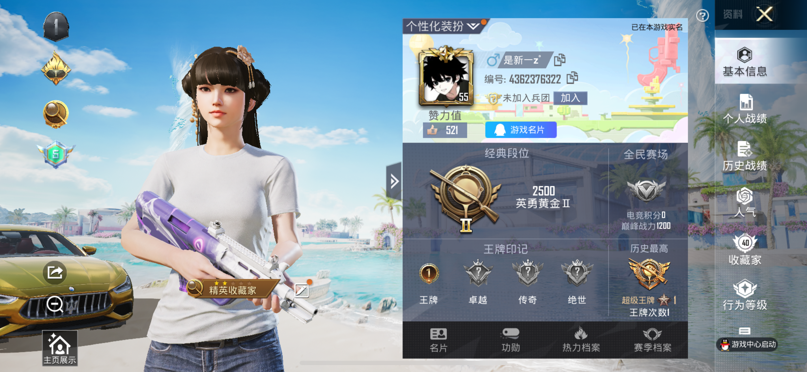 HPQK3276684和平精英账号详情图12 HPQK3276684和平精英账号详情图12