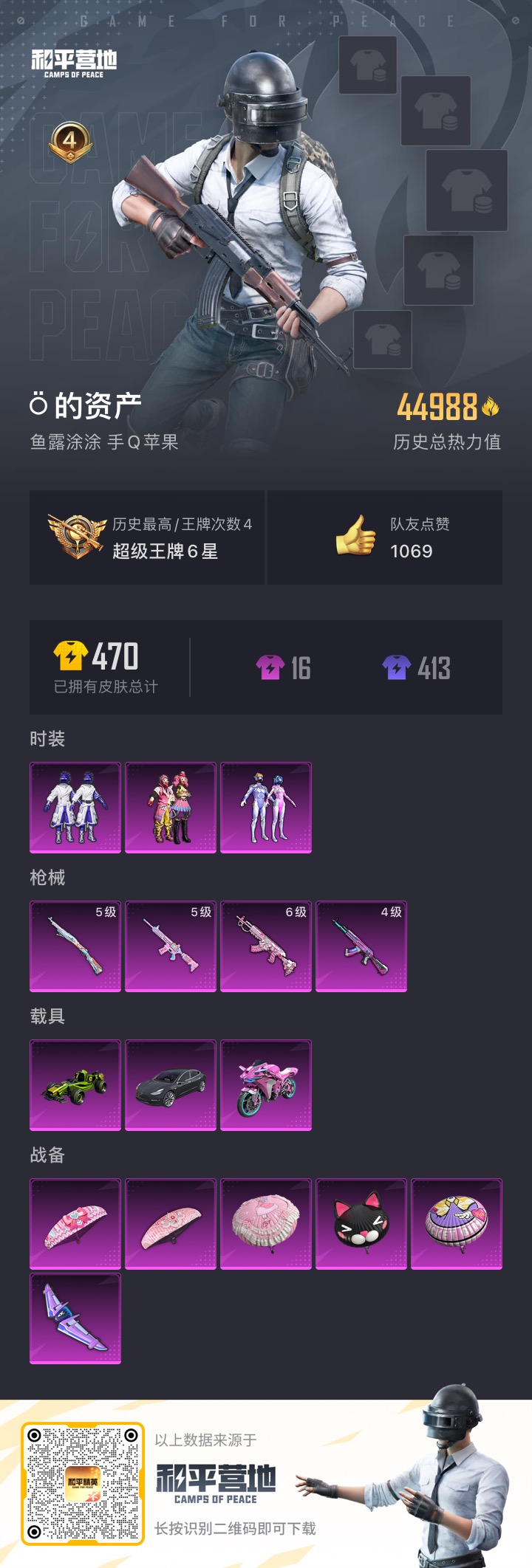 HPQM3276711和平精英账号详情图3
