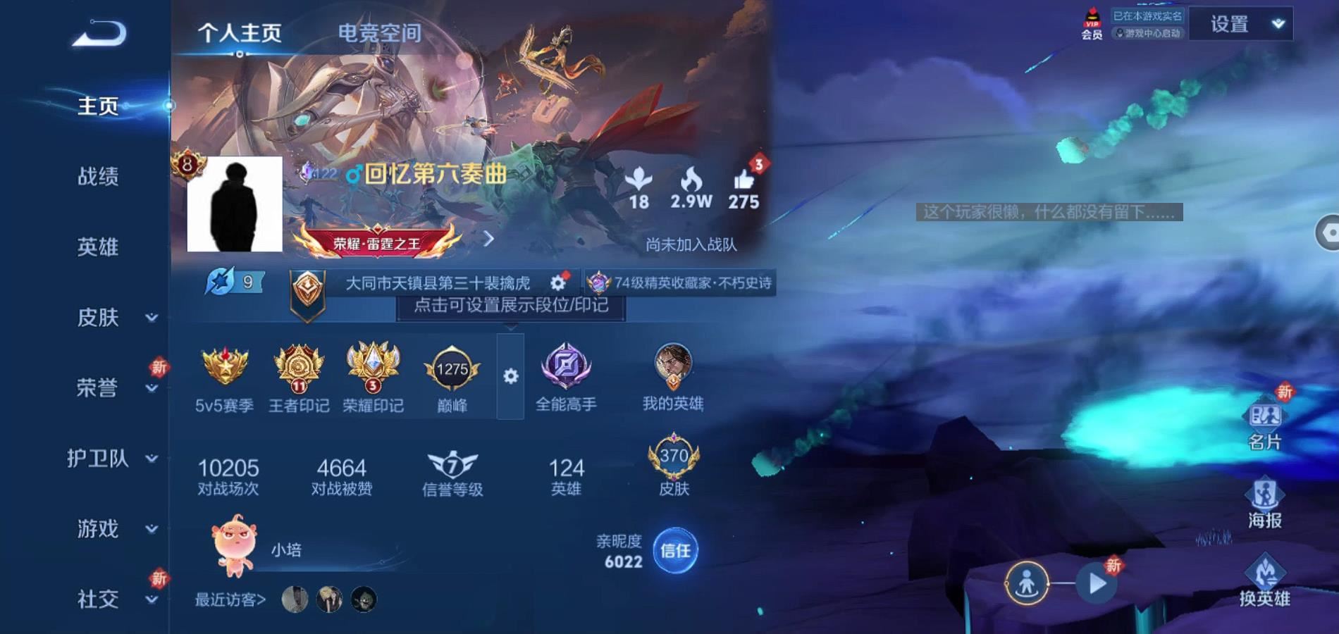 WZQM3186475王者荣耀账号详情图3