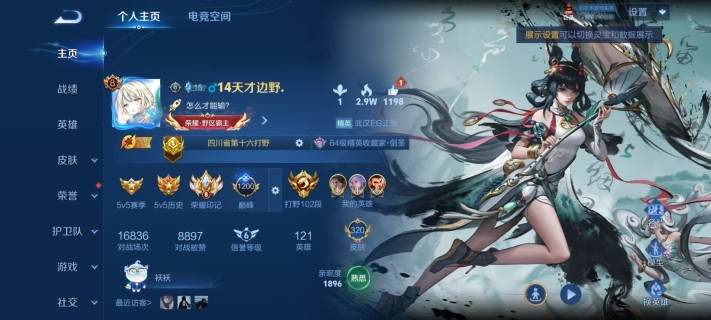 安卓QQ 转分路102段打野 77段对抗大...